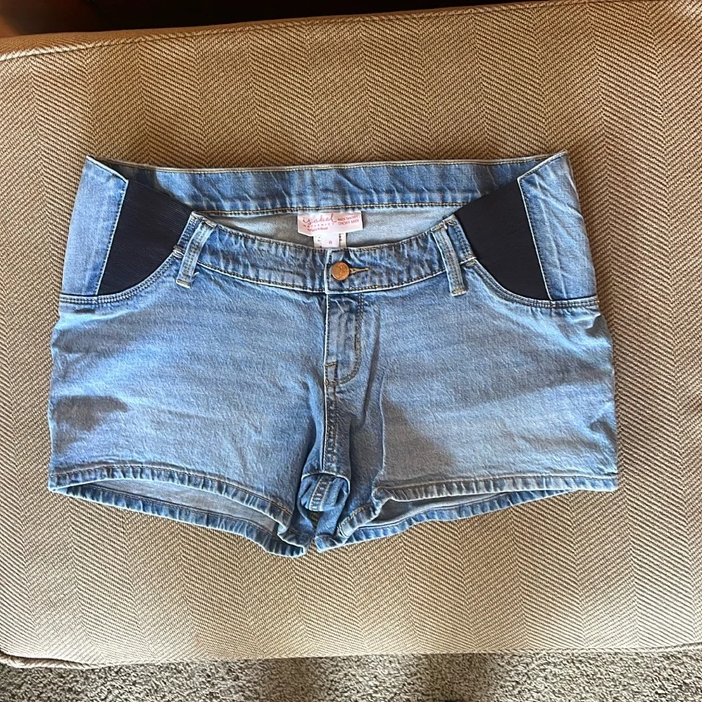 ISABEL Maternity Jean Shirts SZ8 - Picture 1 of 5